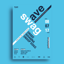 Carteles, entradas, pulseras y branding Pum Festival. Design editorial, e Design gráfico projeto de Guillermo Castañeda - 04.02.2018