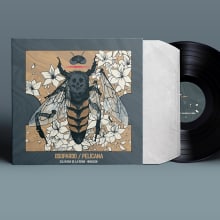 Bestia Parda Records Split design. Un proyecto de Ilustración tradicional y Diseño gráfico de Álvaro Cubero González - 16.03.2018