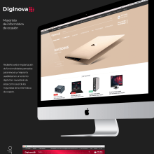 Diginova | Mayorista en informática de ocasión | Web. UX / UI, e Web Design projeto de Alex Azopardo - 04.09.2018