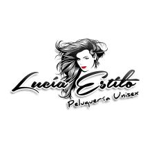 Lucía estílo - peluquería unisex (logo). Un proyecto de Br, ing e Identidad y Diseño de logotipos de Sergio Montesinos - 04.05.2014