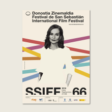 SSIFF Festival de San Sebastián. Un proyecto de Diseño, Diseño gráfico y Diseño de carteles de TGA - 06.09.2018