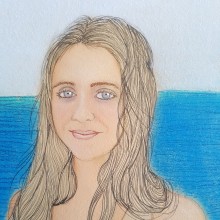 Mi Proyecto del curso: la mirada de Martina. Un proyecto de Ilustración tradicional e Ilustración de retrato de Ester Pino Tovar - 09.09.2018
