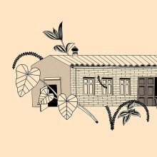 Curious Garden - Asociación Cultural. Design e Ilustração tradicional projeto de "lanómada" - 11.01.2018