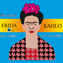 Frida Kahlo. Un proyecto de Diseño gráfico e Ilustración de retrato de Carlos Mur Sabio - 12.09.2018