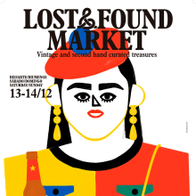 LOST&FOUND POSTERS. Ilustração tradicional, e Design de cartaz projeto de José Antonio Roda Martinez - 13.12.2017