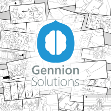 Storyboard - Gennion Solutions. Stor, and board project by Ninio Mutante - 11.10.2014