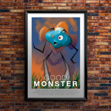 Good Monster. Un proyecto de Ilustración tradicional, Pintura, Creatividad e Ilustración digital de Pedro Antonio Castillo - 19.09.2018