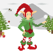 Crhistmas Elf Dash. Programming, IT, Character Animation, 2D Animation, and Video Games project by EpicLords Studios - 12.19.2017