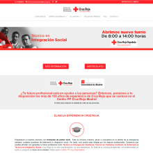 Web Centro FP - Cruz Roja Española. Web Design, and Web Development project by Estudio de diseño y comunicacion - 03.26.2017