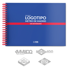 Logotipo Metro de Madrid 100 aniversario (concurso). Un proyecto de Diseño, Br, ing e Identidad, Diseño gráfico y Diseño de logotipos de Víctor Martín Rodríguez - 23.09.2018