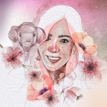 Mi Proyecto del curso: Retrato ilustrado en acuarela. Un proyecto de Dibujo y Dibujo de Retrato de Ana Laserna Lopera - 19.09.2018