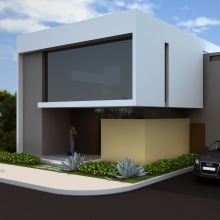 Cubo habitacional. 3D, Arquitetura e Infografia projeto de Alex Mundaraín - 01.07.2012
