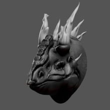 Black Dragon . 3D, 3D Modeling, and 3D Character Design project by Roman C. Ojer - 02.23.2018