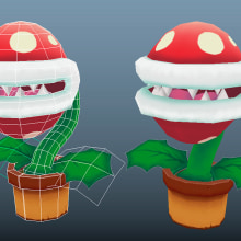 - Mario's Plant -. 3D, and 3D Modeling project by Mario A Campos Luque - 09.27.2018
