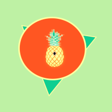 Neon and Pineapple. Goodbye Summer.. Un proyecto de Motion Graphics, Animación, Vídeo, Animación 2D y Concept Art de Noelia Marín Miguel - 27.09.2018