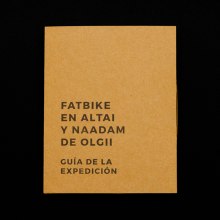 Guía de Fatbike en Mongolia. Editorial Design, and Graphic Design project by Laura Errepé - 09.29.2018