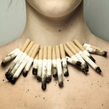 Campaña contra el tabaco. Design de cartaz projeto de Paula Espina - 01.10.2018