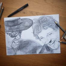 pencil portrait. Un progetto di Disegno a matita, Disegno di ritratti e Disegno artistico di Arnika Połaska - 02.10.2018