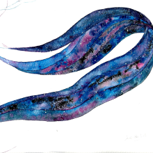 Mi Proyecto del curso: Marea estrellada. Un proyecto de Ilustración tradicional de desifdez - 08.10.2018