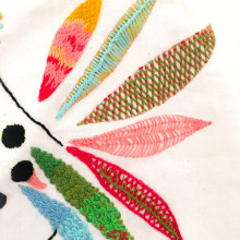 Mi Proyecto del curso: Técnicas de bordado: ilustrando con hilo y aguja. Bordado projeto de Aura R. Cruz Aburto - 08.10.2018