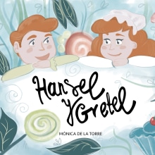 Mi Proyecto del curso: Portada Hansel y Gretel. Ilustração digital projeto de Mónica de la Torre - 11.10.2018