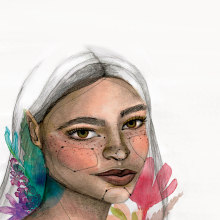 Mi Proyecto del curso: Retrato ilustrado en acuarela. Un proyecto de Ilustración de Emily Kaiyeslica Marquez Sanchez - 14.10.2018