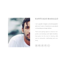 Portfolio Santiago Basallo. Un proyecto de Diseño, Fotografía, Br, ing e Identidad, Diseño gráfico y Retoque fotográfico de Santiago Basallo - 17.10.2018