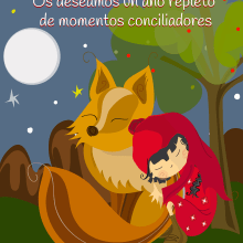 Felicitaciones Navidad. Traditional illustration project by Mónica Bordanova - 10.24.2015