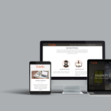 Página web (Boketto Estudio creativo). Un proyecto de Diseño, Diseño gráfico, Diseño interactivo, Diseño Web y Desarrollo Web de Javier Abellán García - 25.10.2018