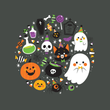 31 Días de Halloween / #31daysofHalloween . Ilustração tradicional, Design de personagens, Desenho e Ilustração digital projeto de Pamela Barbieri - 30.10.2018