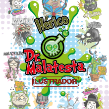 Portada Malatesta. Character Design project by Hernando Rico Escobar - 11.01.2018