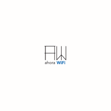 Imagotipo Ahora WiFi. Un progetto di Br, ing, Br, identit, Graphic design, Design di loghi e Gestione di un portfolio di Añeta Martin Moreno - 05.10.2018