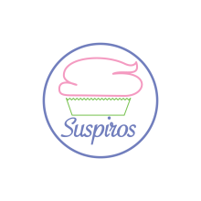 Suspiros, Tartas y Postres creativos. Projekt z dziedziny Design, Projektowanie logot i pów użytkownika Adriz Alejos - 06.11.2018