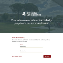 Universidad Camilo José Cela. Web Development project by Dulce De-León Fernández - 08.07.2018