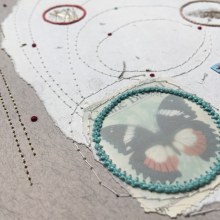 Mi Proyecto del curso: Técnicas de bordado experimental sobre papel. Embroider, and Sewing project by Rosario Ruiz de Gamboa - 11.08.2018