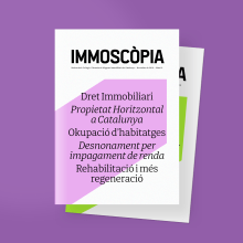 Immoscopia Magazine. Un proyecto de Dirección de arte, Diseño editorial, Diseño gráfico, Tipografía y Diseño de logotipos de Toni Castro - 09.11.2018