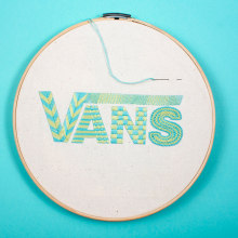 Fan art. VANS. Design, Br, ing, Identit, Graphic Design, and Embroider project by Elidé Rangel Soto - 06.06.2018