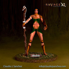 Savage xr, 3d model, 3d animation for video game. Un proyecto de Animación, Arquitectura, Animación de personajes, Animación 3D, Modelado 3D y Diseño de personajes 3D de Claudio J. Sanchez - 13.11.2018