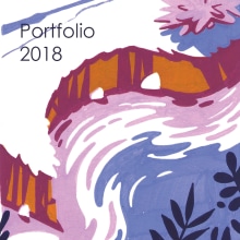 Portafolio de Ilustración Rut Pedreño 2018.. Un proyecto de Ilustración tradicional de Rut Pedreño Criado - 13.11.2018