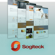 Sogiteck Website. Web Design, Web Development, and Vector Illustration project by Sergio García Perona - 11.14.2018