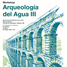Workshop: Arqueología del agia / Cartel. Art Direction, Graphic Design, and Poster Design project by Comunicom - 11.14.2018