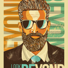 Look Beyond. Un proyecto de Ilustración vectorial, Ilustración digital e Ilustración de retrato de Javier Proaño - 15.11.2018