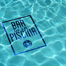 Bar de la Piscina y Punto. Direção de arte, Br, ing e Identidade, e Design gráfico projeto de Mafalda Reis - 16.11.2018