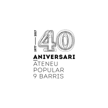 40 Anys fent l'ateneu Popular de 9 Barris. Direção de arte, e Design gráfico projeto de Mafalda Reis - 16.11.2018