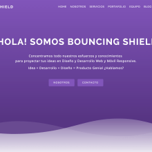 Bouncing Shield. Web Design, and Web Development project by Alameda Dev. - 01.01.2018