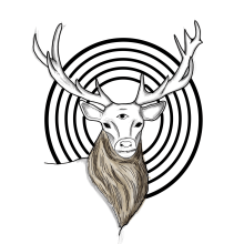 Oh Deer !. Ilustração tradicional projeto de Octavio S - 08.11.2018