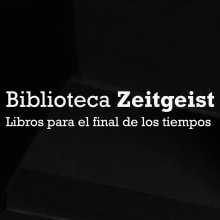 Biblioteca Zeitgeist . Un proyecto de Diseño, Diseño editorial y Diseño gráfico de Álvaro R.G. - 21.11.2018
