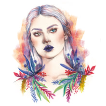 Heterocromía. Un proyecto de Ilustración de retrato de Tamara Castro Laplaña - 21.11.2018