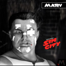 Marv - Sin City / Primer Modelado. Un proyecto de 3D, Modelado 3D y Diseño de personajes 3D de Jhon Marín - 08.11.2018