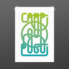 Lettering: Campi Qui Pugui. Un proyecto de Tipografía, Lettering y Diseño de carteles de Sergi Duran Jaen - 18.01.2017